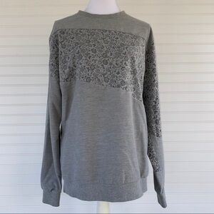 Civil society Gray Butterfly pullover swea…